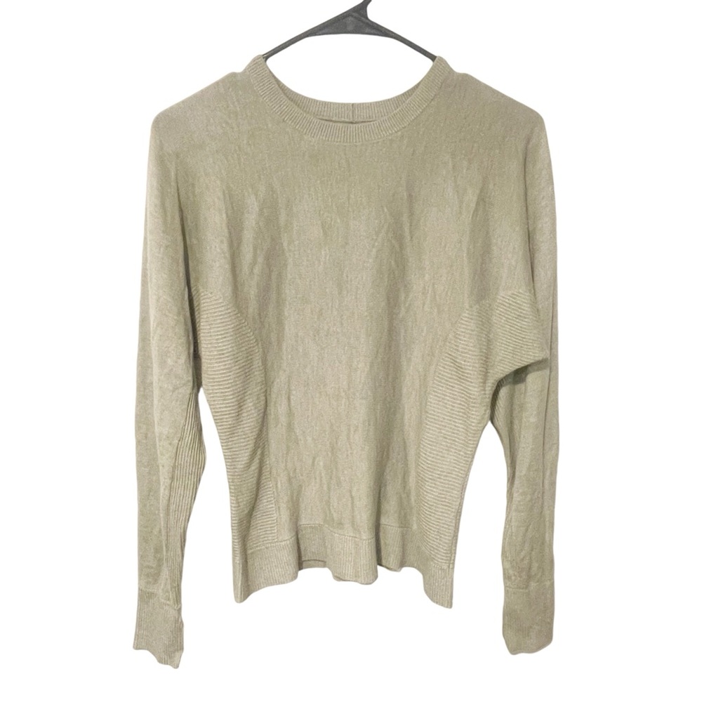 Lululemon Light Green Knit‎ Pullover Sweater Thumbhole